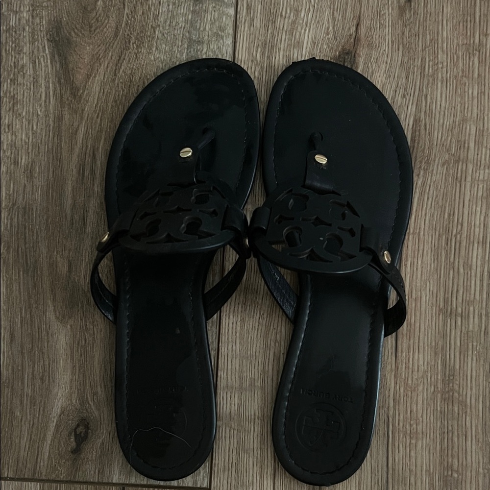 Tory Burch Black Miller Sandals